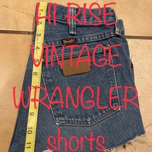 Vintage wrangler shorts